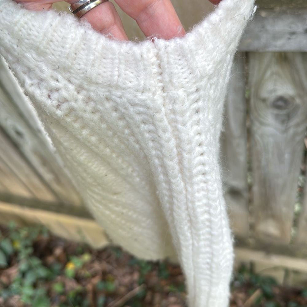 Madewell Ivory Cable Knit Sleeveless Sweater Tank - Picture 11 of 14